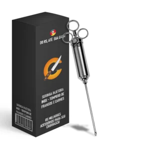 Seringa Injetora Inox Tempero de Frangos Carnes